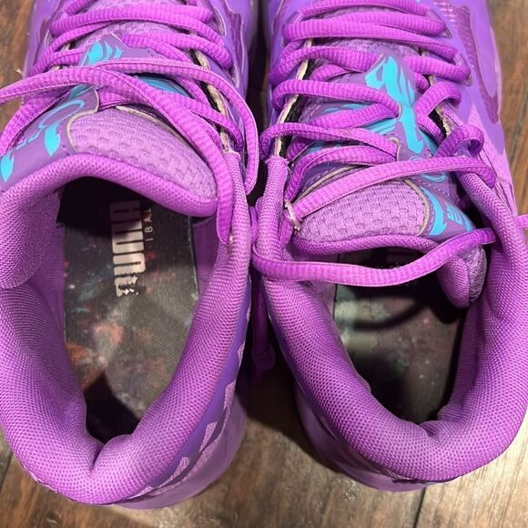 PUMA M.E.L.O Purple size 9.5 EUC no box Puma MB.01 LaMelo Ball Queen City main image 6